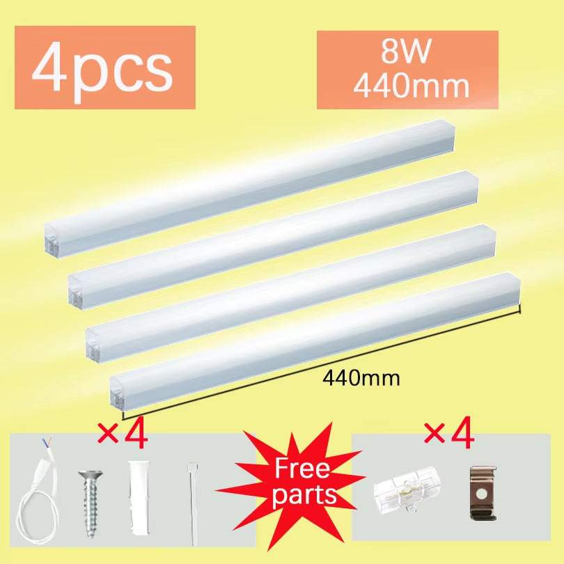 Led Tube Light 220V 110V T5 Led Bracket Lamps for Home 8W10W 40Cm Bar Lights Industrial Commercial Light Fixture Kitchen Study