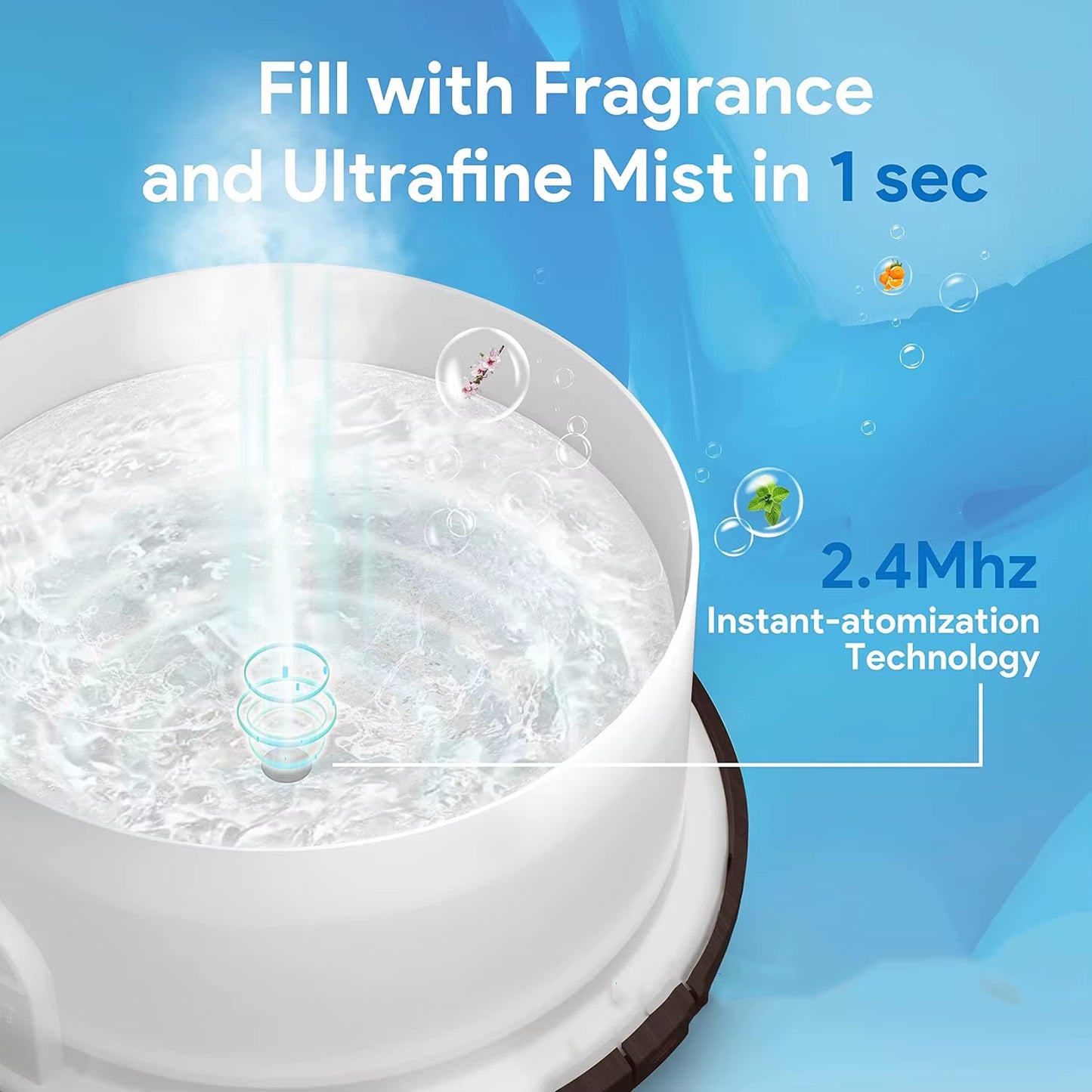 Wifi Smart 550ML Electric Aroma Diffuser Essential Oil Diffuser Air Humidifier Ultrasonic Remote Control Mist Maker Home