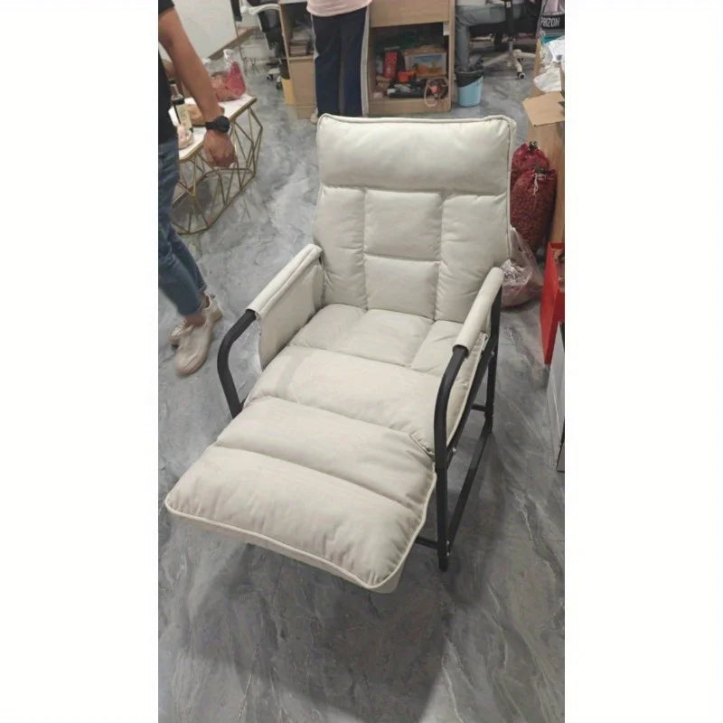 Comfortable Office Computer Chair Dual-Purpose Lunch Break Sitting and Lying Sedentary Chair for Ergonomic Support