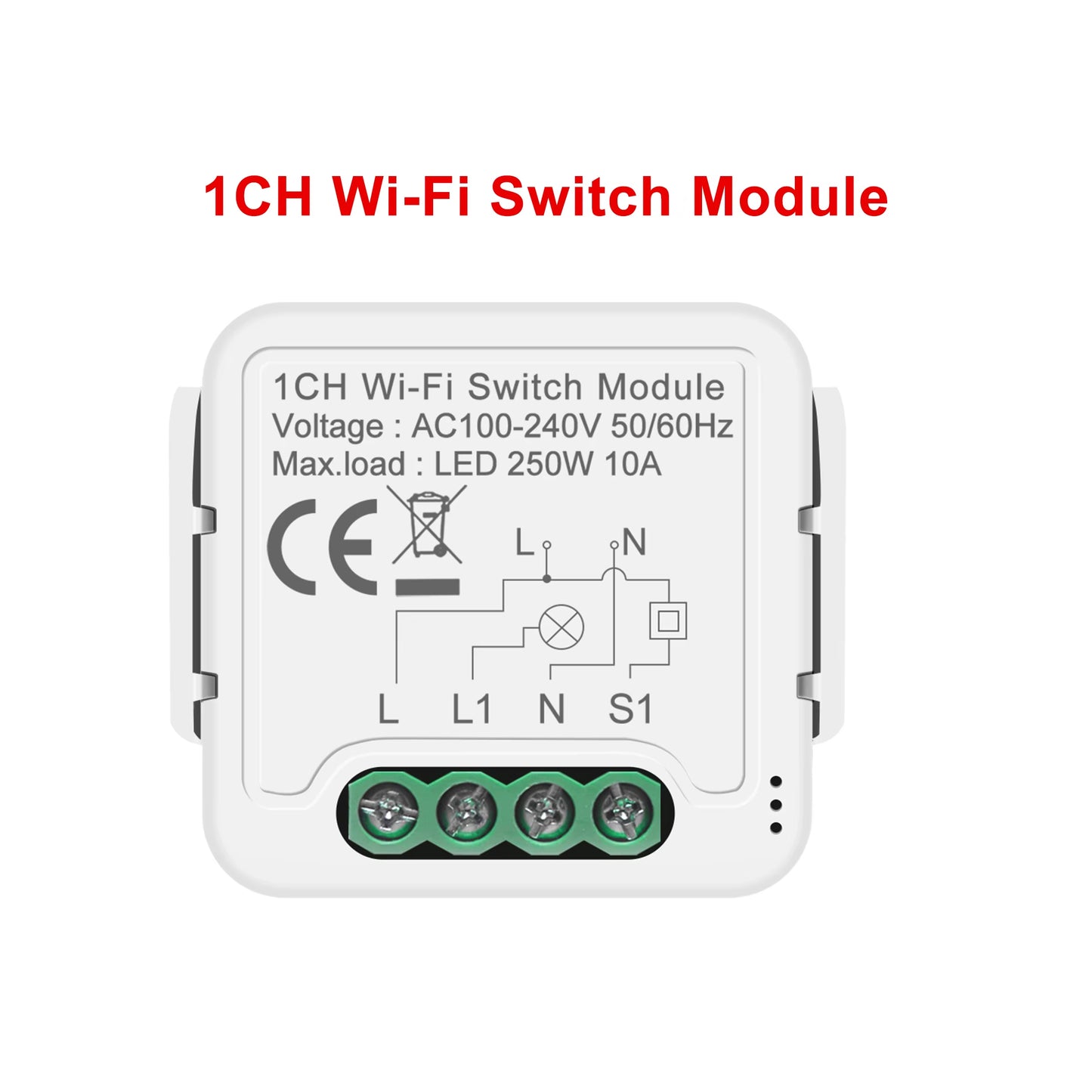 Tuya Smart Wifi Light/Curtain/Dimmer Switch Modules Support 2 Way Control Works with Alexa Hey Google Alice No Hub Needed