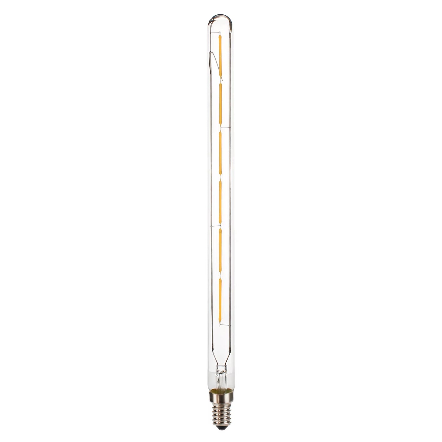 3W 4W 6W T20 E14 LED Tube Light Bulb SES Vintage Retro Filament COB 220V 240V Tubular Antique Lamp 2700K Warm White Glass Shell