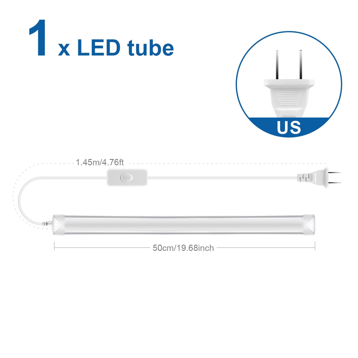 100V -230V 50CM Tube LED T5 15W/ T8 25W 220V LED Bar Light Replace Fluorescent Tube Bulbs Cabinet Kitchen Wall Lamp Lighing -J