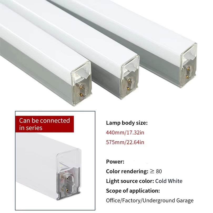 T5 T8 Led Tube Light 220V 110V Wall Lamp Bulb Light 10W Lampa for Home Indoor Kitchen Lighting Garage Light Ceiling Lighting
