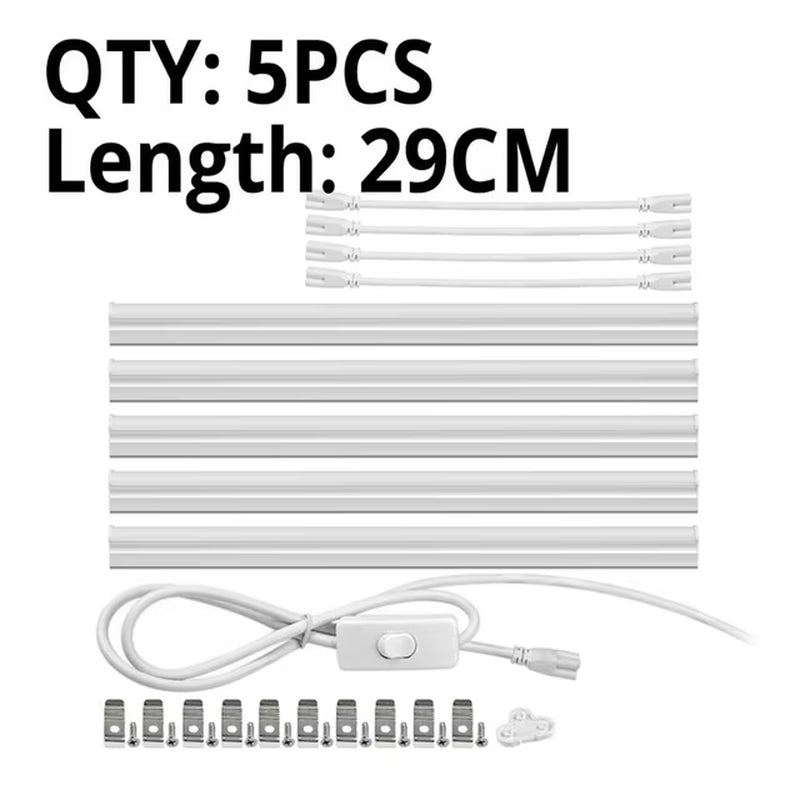 T5 LED Tube 30CM 220V 110V LED Lamp Bulb 6W LED Fluorescent Tube for Indoor Kitchen Lighting 2835 SMD LED Light Tubo