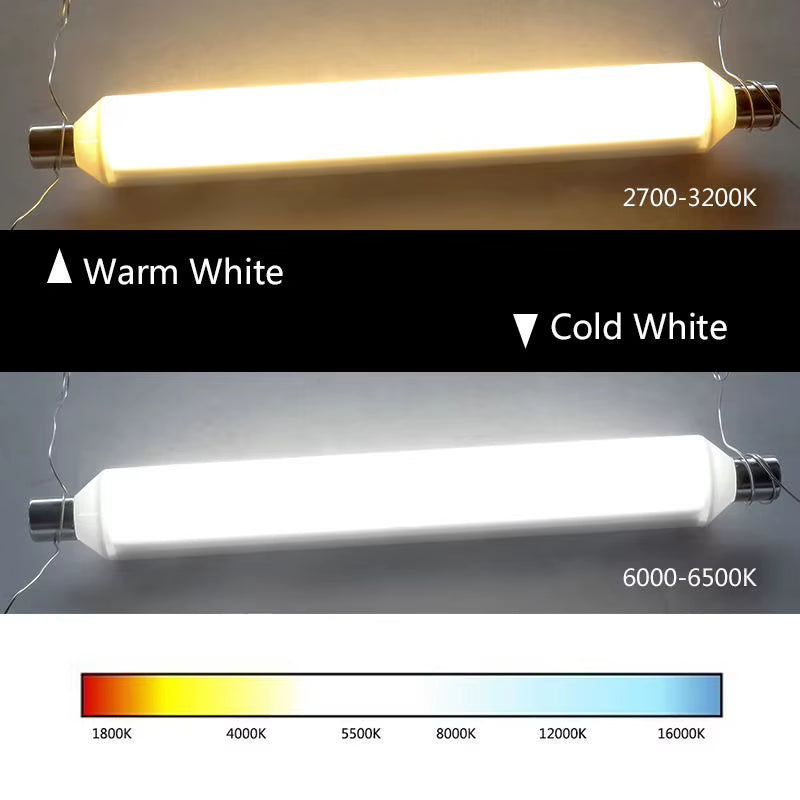 S19 Led Tube Light 310Mm 8W Dimmable Mirror Linestra Tube Light Bathroom Wall Lamp AC85-265V