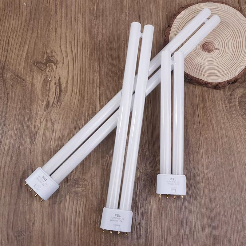 18W 24W 36W Fluorescent Tube CFL 4 Pins Twin-Tube Energy-Saving Light Bulb T5 Socket 4W 6W 8W UV Lamp Tube Replacement