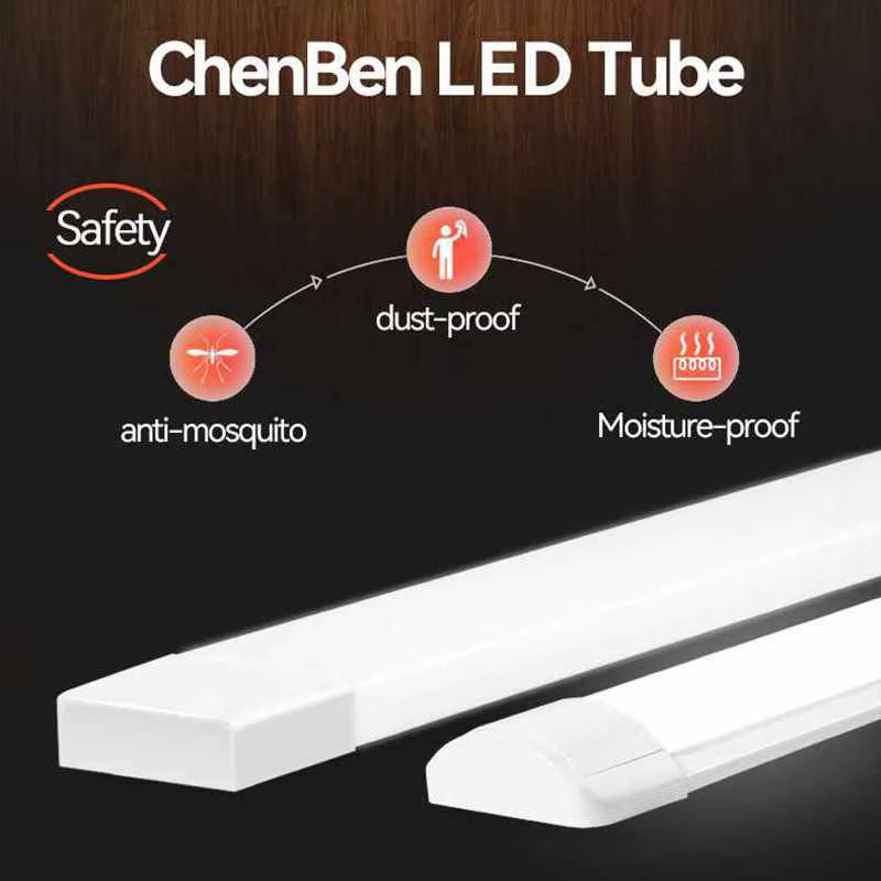 Indoor Home LED Lamp Tube High Brightness 90/120Cm Linear Lights Bar 220V Lighting Bulb for Bedroom Kitchen Cabinet Lamps Strip