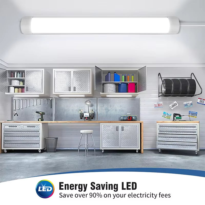 40W Led Tube Light Bar Super Bright Commercial Ceiling Wall Lamp 120CM Kitchen under Cabinet Lamp for Office Home Decor Lighting