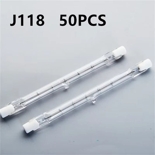10/50PCS J118 100W 200W 300W LED Glass Tube COB Light Bulb High Power Corn Lamp Replace Halogen Light Wholesale
