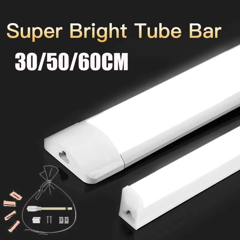Led Tube 30Cm T5 T8 Light for Home 220V Led Lamp Tube Bar 10W 20W Cold White Warm Whtie 4Ft Led Tube Light 500Mm Tube Lighting