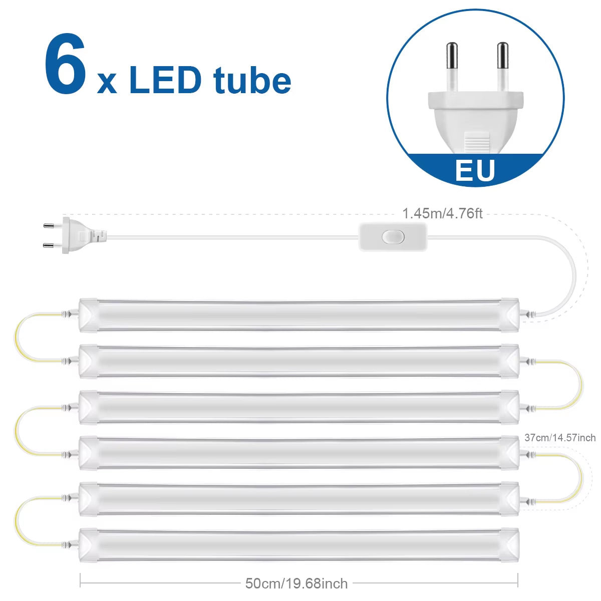 100V -230V 50CM Tube LED T5 15W/ T8 25W 220V LED Bar Light Replace Fluorescent Tube Bulbs Cabinet Kitchen Wall Lamp Lighing -J