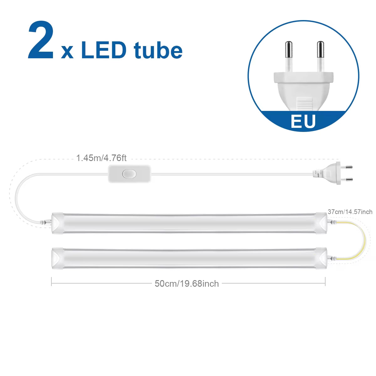 100V -230V 50CM Tube LED T5 15W/ T8 25W 220V LED Bar Light Replace Fluorescent Tube Bulbs Cabinet Kitchen Wall Lamp Lighing -J