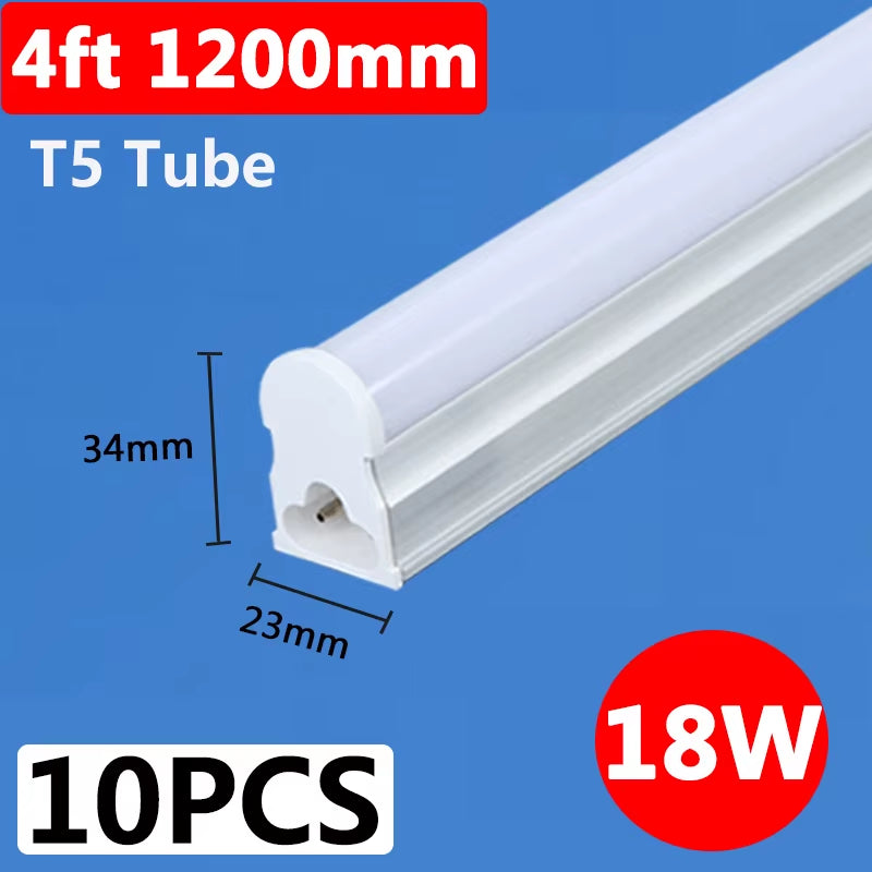 220V 120Cm T5 T8 Led Tube Light for Home Led Lamp Tube Bar 40W 60W Cold White Warm Whtie 4Ft Led Tube Light 1200Mm Tube Lighting