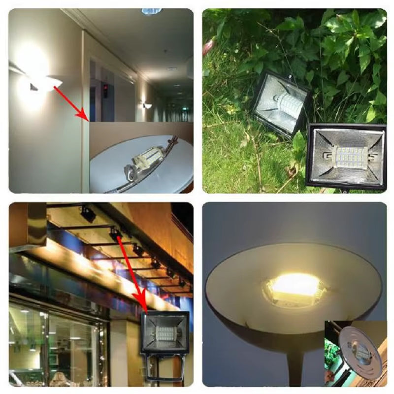 30W Led R7S Light 118Mm No Fan Dimmable R7S Lamp J118 Tube Food Light 3 Years Warranty AC110-240V