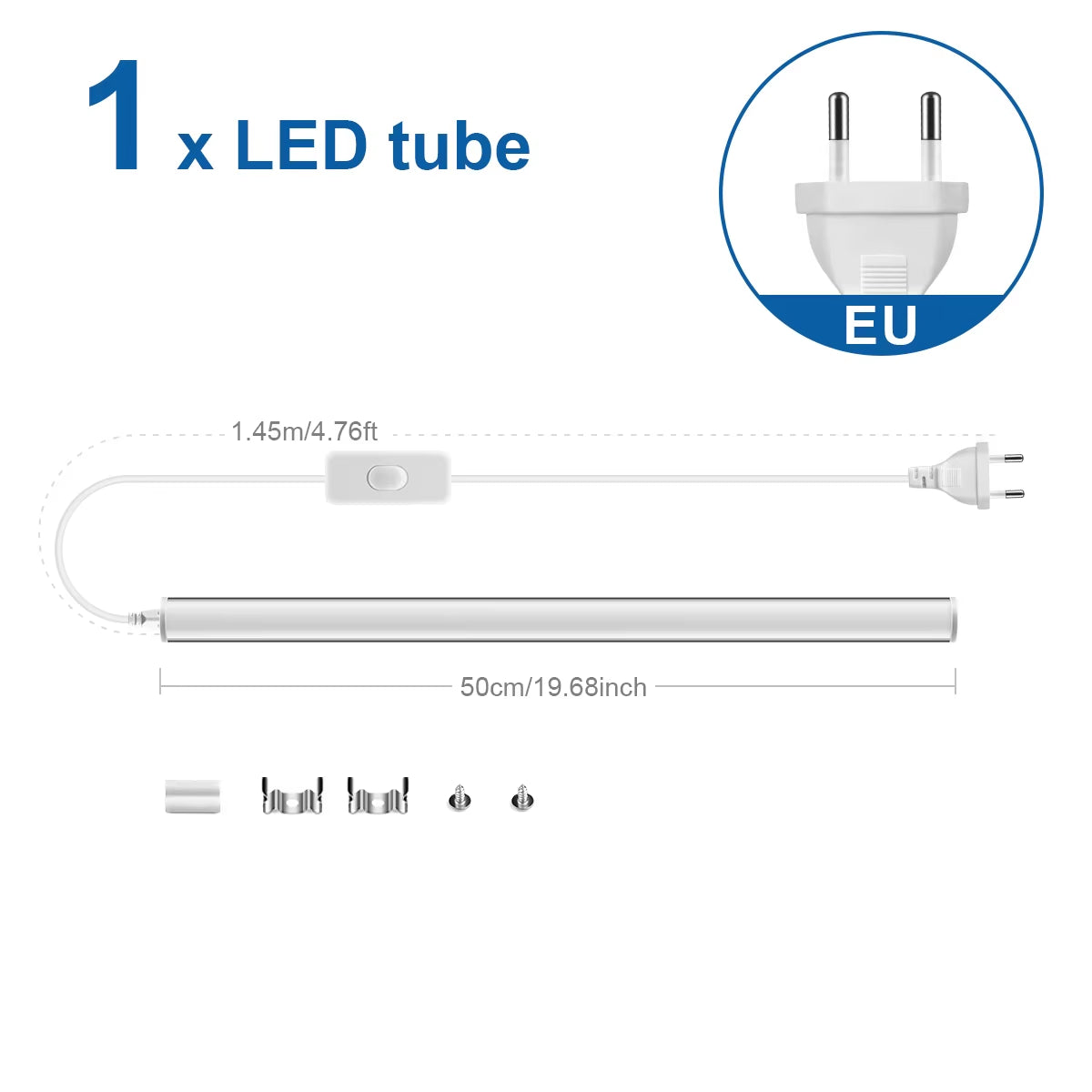 High Quality T5 LED Tube Light Bar Lamp Integrated Wall Tube 15W 50CM Home Kitchen Cabinet Warehouse Garage LED Lights 110V 220V