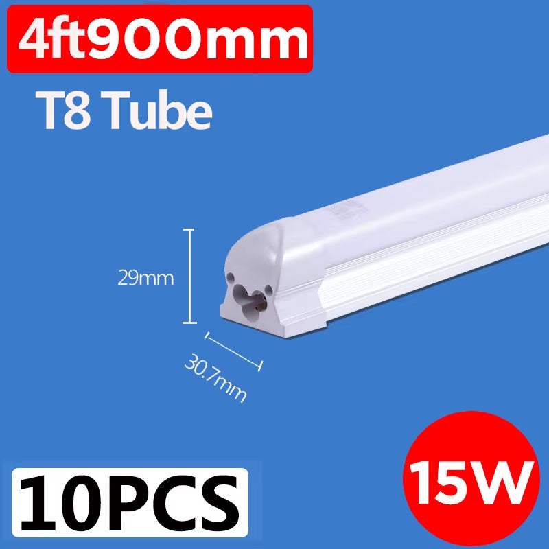 220V 120Cm T5 T8 Led Tube Light for Home Led Lamp Tube Bar 40W 60W Cold White Warm Whtie 4Ft Led Tube Light 1200Mm Tube Lighting