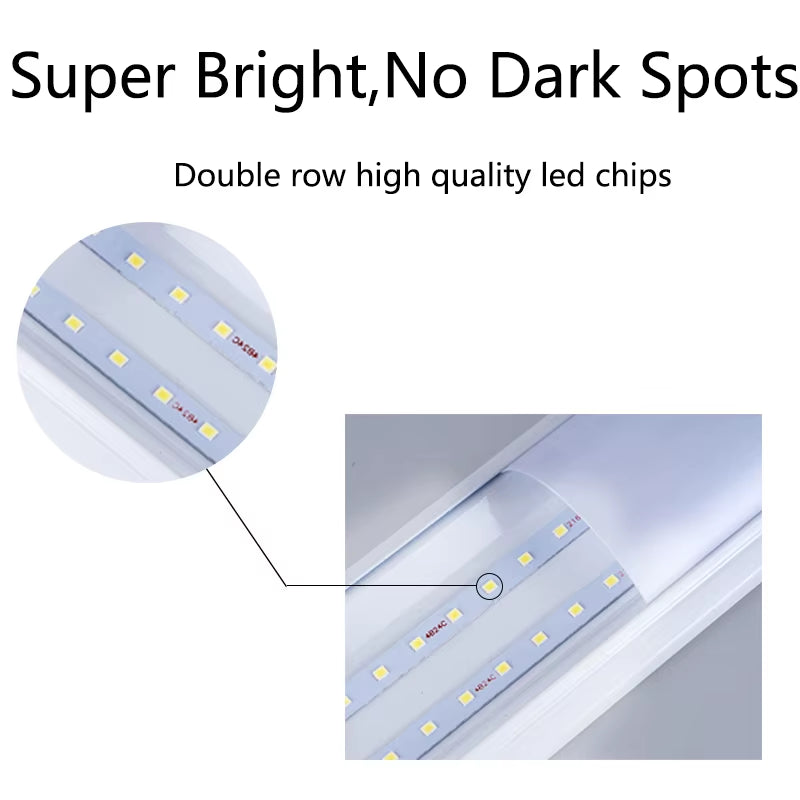 220V 120Cm T5 T8 Led Tube Light for Home Led Lamp Tube Bar 40W 60W Cold White Warm Whtie 4Ft Led Tube Light 1200Mm Tube Lighting