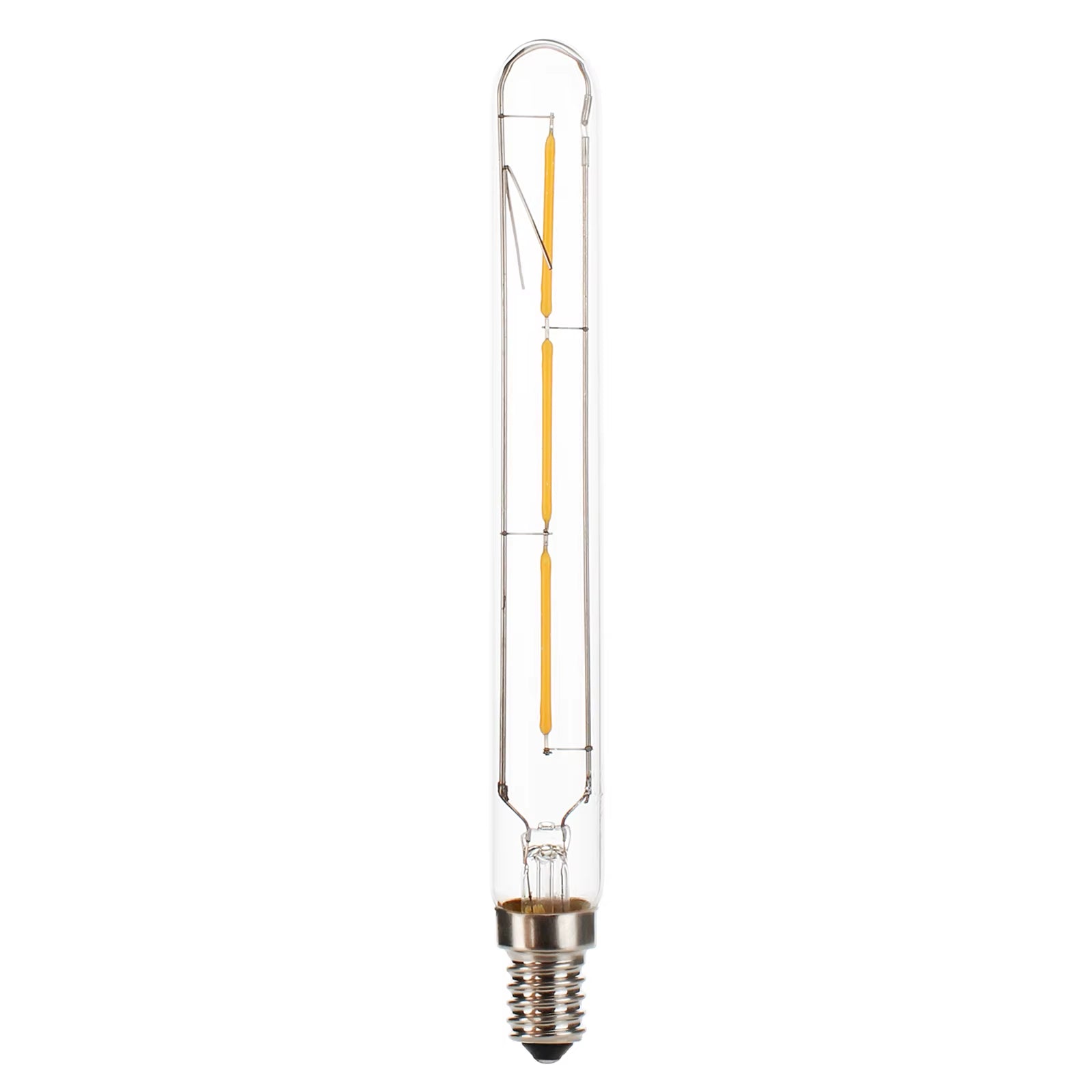 3W 4W 6W T20 E14 LED Tube Light Bulb SES Vintage Retro Filament COB 220V 240V Tubular Antique Lamp 2700K Warm White Glass Shell