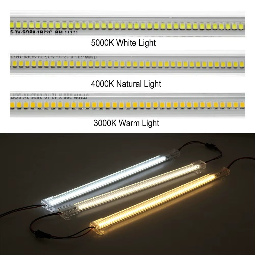 LED Tube AC220V 8W High Brightness 2835 30Cm 50Cm 72Leds Energy Saving LED Fluorescent Tubes 5Pcs/Lot.