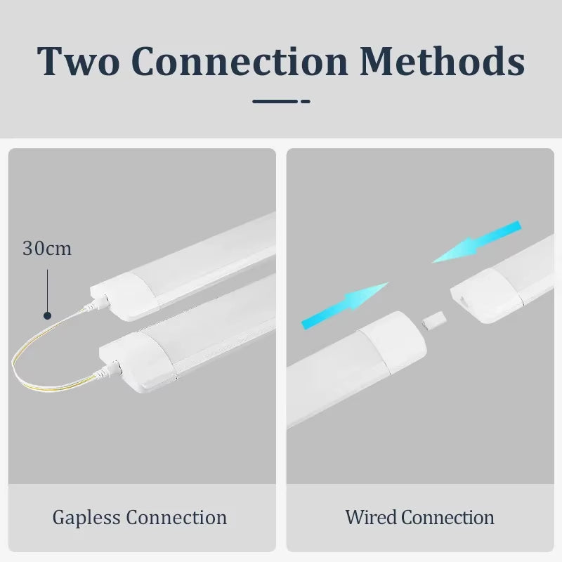 Led Tube Light with 1.8M Switch Wire 30Cm 50Cm 60Cm Kitchen Lamp for Living Room Bedroom under Cabinet Lights Bar Led Tube Lamp
