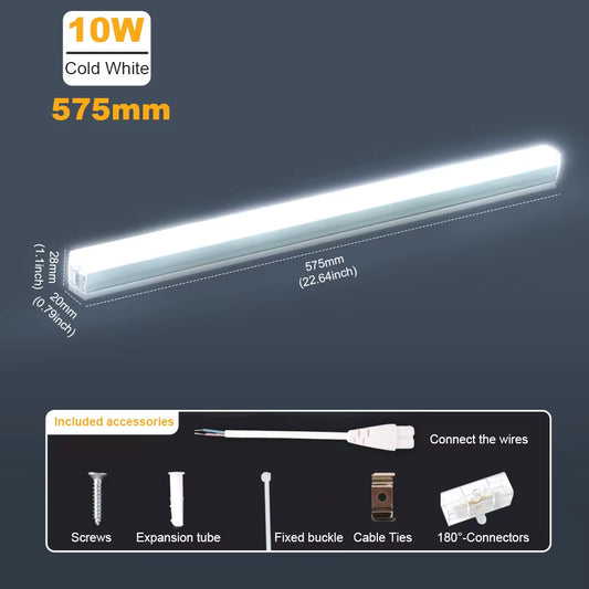 T5 T8 Led Tube Light 220V 110V Wall Lamp Bulb Light 10W Lampa for Home Indoor Kitchen Lighting Garage Light Ceiling Lighting