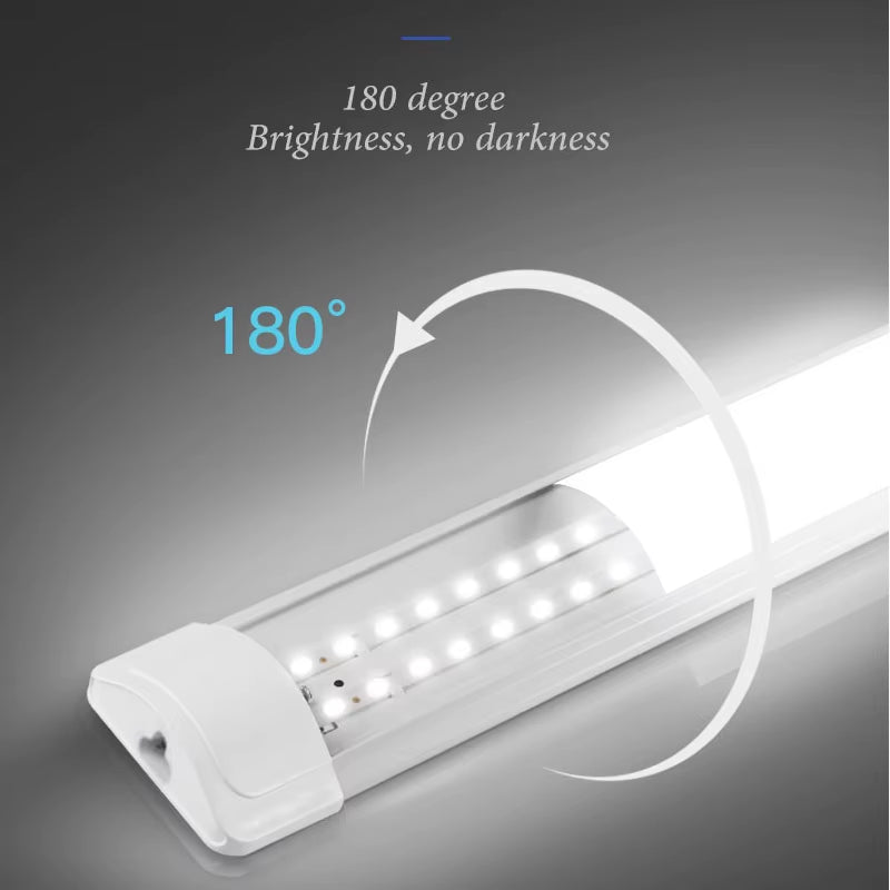 LED Tube Lighting Fixture Super Bright for Bedroom Toilet Kitchen Cabinet Tube Home Decoration with Connect Cable Ceiling Light