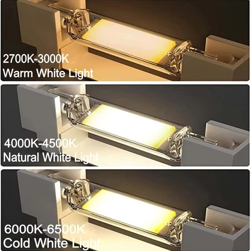 LED R7S COB Glass Tube Super Bright 118Mm J118 78Mm J78 COB Light Bulb AC110V 120V 130V 220 240V Home Replace Halogen Lamp