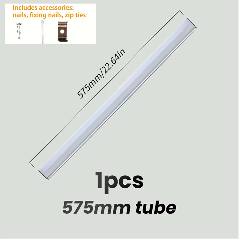 DIY Led Tube Hexagon Garage Honeycomb Car Body Lighting Lamp Ceiling Lamp PC AC85-265V Accessories Barbershop Workshop Garage