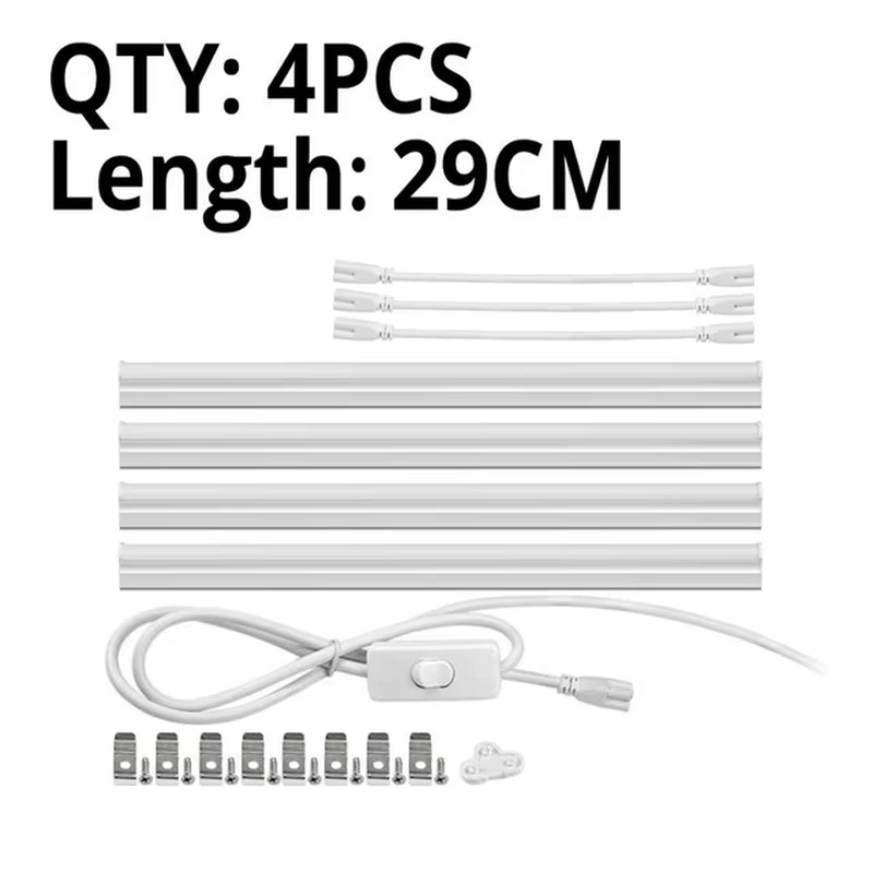 T5 LED Tube 30CM 220V 110V LED Lamp Bulb 6W LED Fluorescent Tube for Indoor Kitchen Lighting 2835 SMD LED Light Tubo