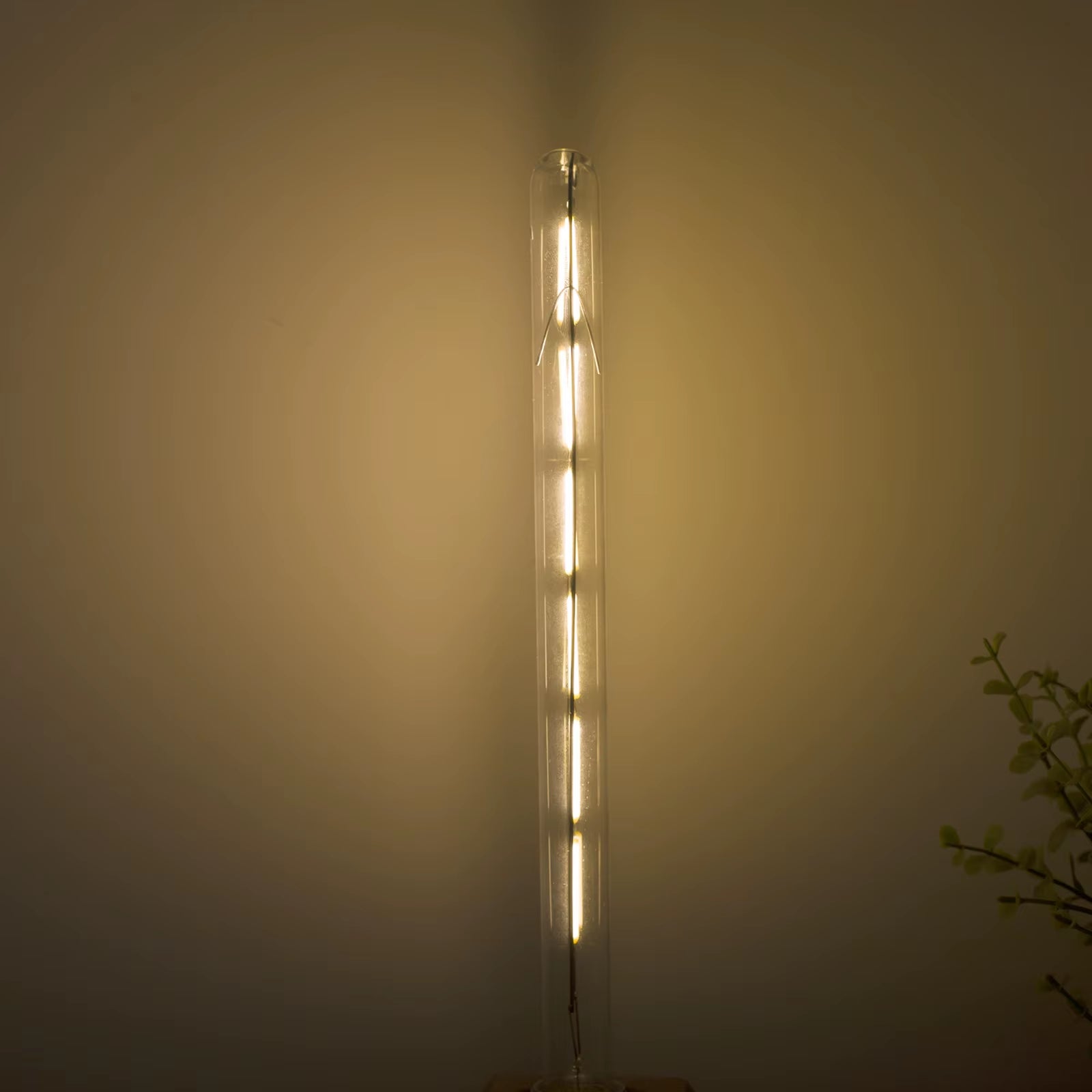 3W 4W 6W T20 E14 LED Tube Light Bulb SES Vintage Retro Filament COB 220V 240V Tubular Antique Lamp 2700K Warm White Glass Shell