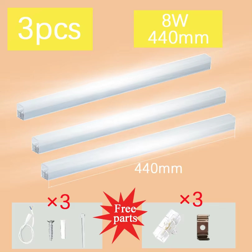 Led Tube Light 220V 110V T5 Led Bracket Lamps for Home 8W10W 40Cm Bar Lights Industrial Commercial Light Fixture Kitchen Study