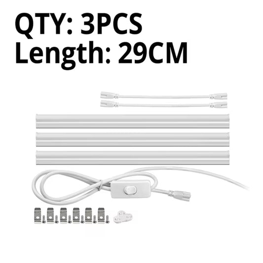 T5 LED Tube 30CM 220V 110V LED Lamp Bulb 6W LED Fluorescent Tube for Indoor Kitchen Lighting 2835 SMD LED Light Tubo