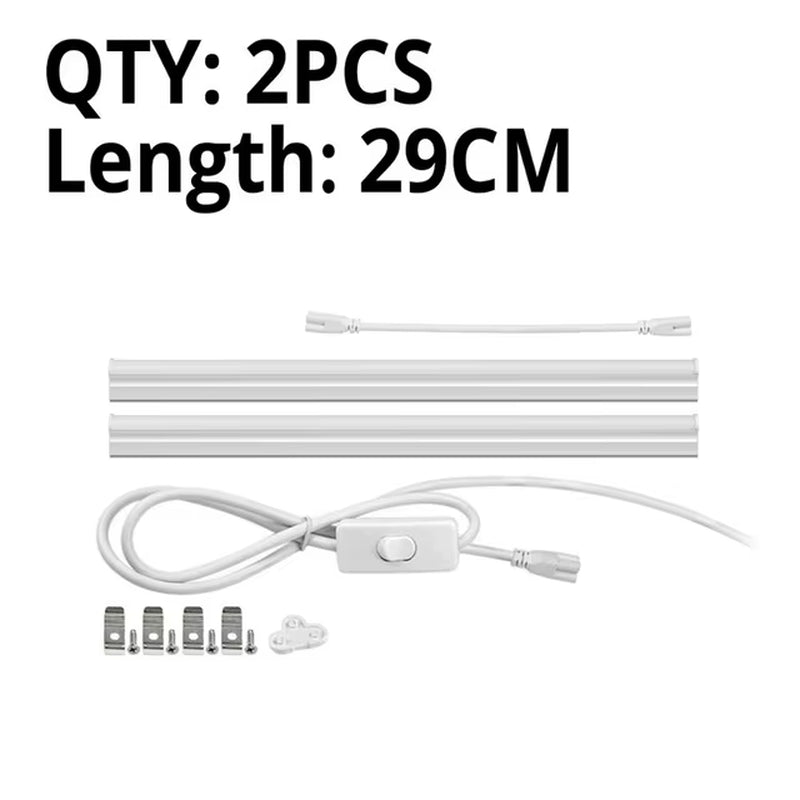 T5 LED Tube 30CM 220V 110V LED Lamp Bulb 6W LED Fluorescent Tube for Indoor Kitchen Lighting 2835 SMD LED Light Tubo