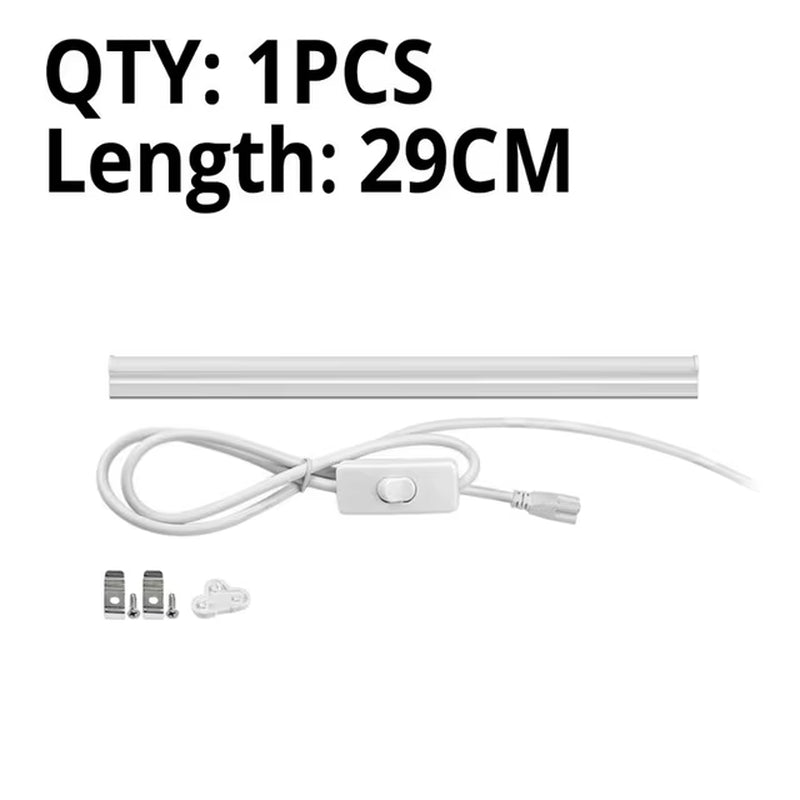 T5 LED Tube 30CM 220V 110V LED Lamp Bulb 6W LED Fluorescent Tube for Indoor Kitchen Lighting 2835 SMD LED Light Tubo