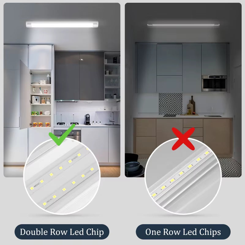 Led Tube Light 85-265V 10W 20W Led Bar Lamp 30/50CM Tube Ceiling Wall Lamps Home Indoor Lighting Fixture for Kitchen Bedroom