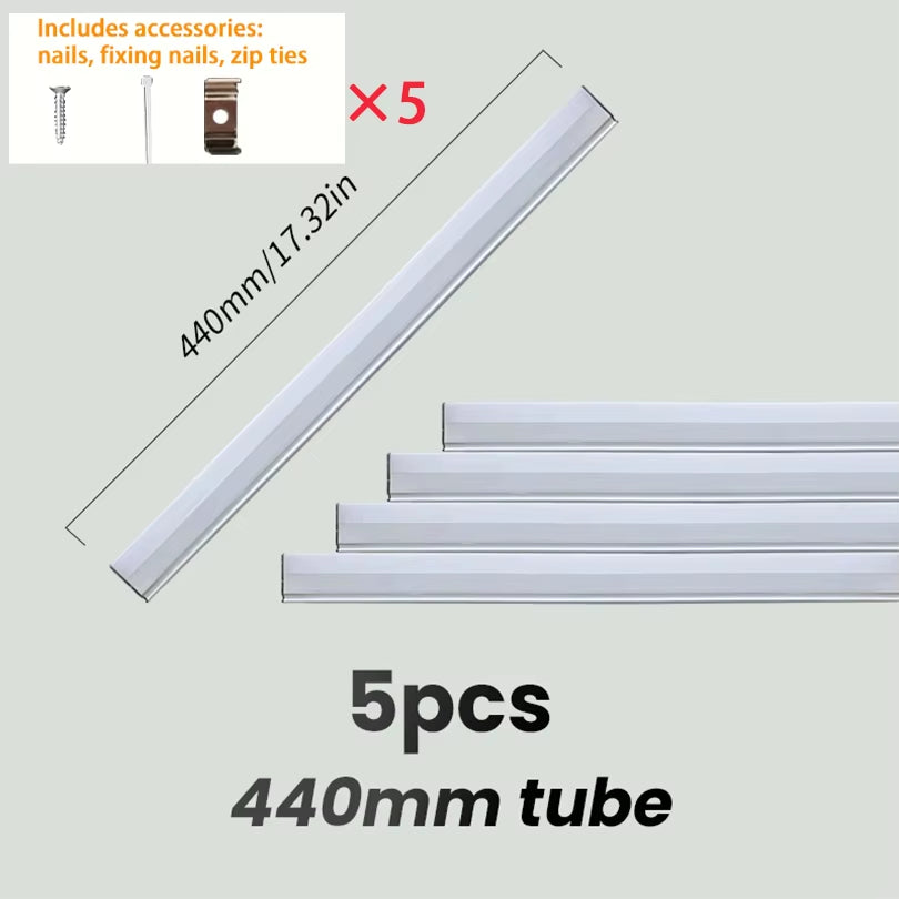 DIY Led Tube Hexagon Garage Honeycomb Car Body Lighting Lamp Ceiling Lamp PC AC85-265V Accessories Barbershop Workshop Garage